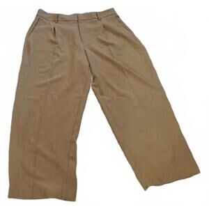 a new day Women's Beige Regular Business Casual Dress Pants Size 16